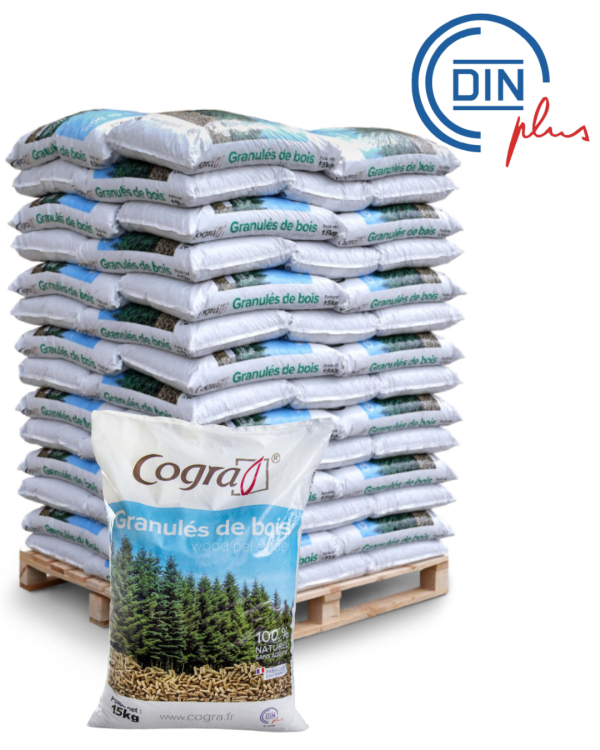 Pallet of Cogra pellets